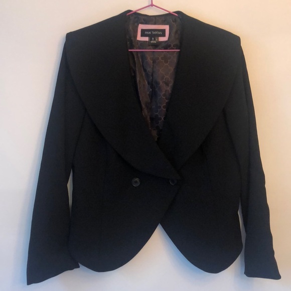 Gorgeous Pink Tartan black blazer, size 8 - Picture 1 of 6